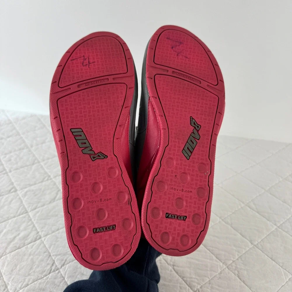 Inov 8 Fastlift 325 Women Shoes Grey Pink Teal Cross Trainer Weightlifting 9.5 - Picture 7 of 11